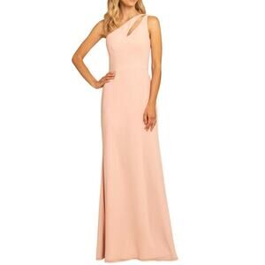 HAYLEY PAIGE OCCASIONS Formal Bridesmaid Dress Gown 52004 Rose Pink - Sz 12 NWT